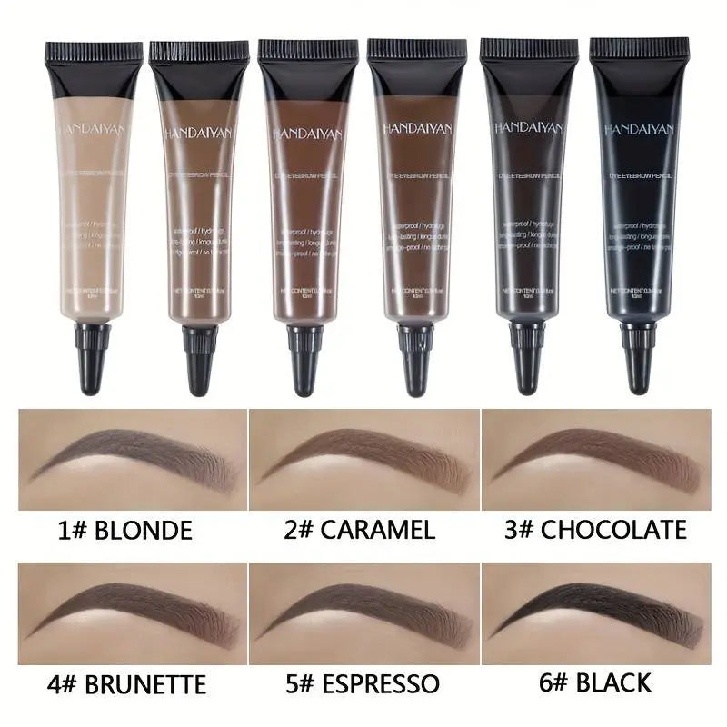 Waterproof Eyebrow Gel Cream with Applicator Brush