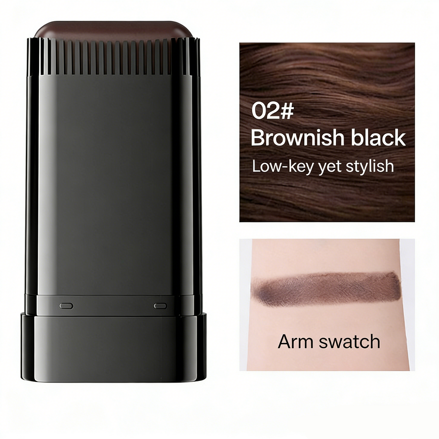 Touchup Pro Stick – Instant Grey Coverage & Natural Black Shine