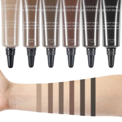 Waterproof Eyebrow Gel Cream with Applicator Brush