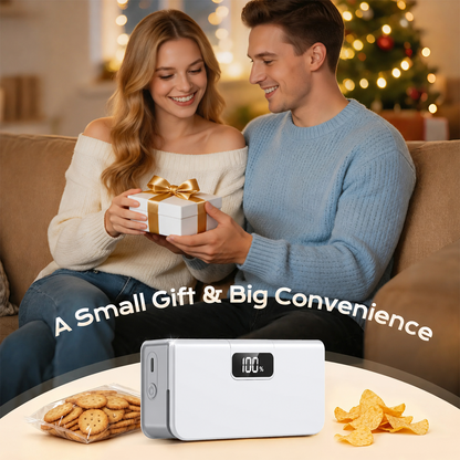 ✨Rechargeable Mini Bag Sealer – 6 Heat Levels, Portable Resealer with Magnet & Cutter for Chips, Mylar & Plastic Bags, Perfect Gift for Family & Friends🥳