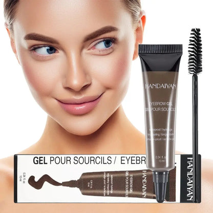 Waterproof Eyebrow Gel Cream with Applicator Brush