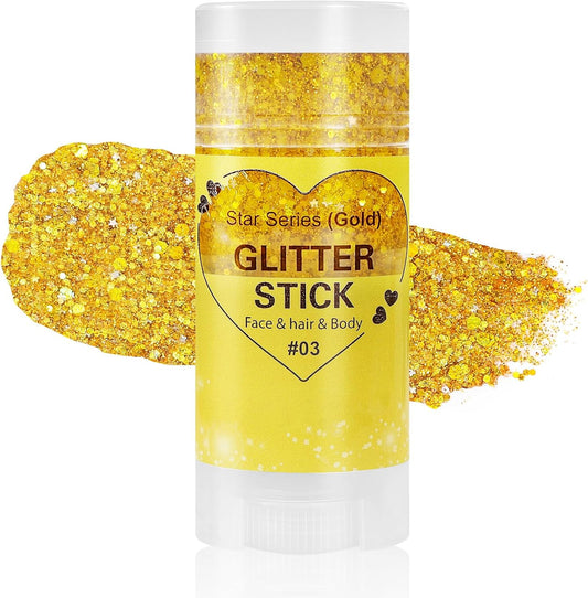 Rainbow Face & Body Glitter Stick, Festival Party Sequins Accessories