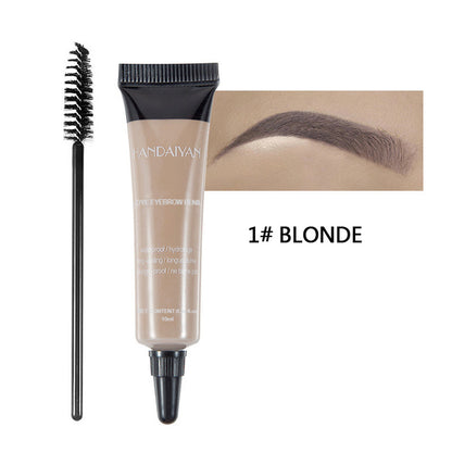 Waterproof Eyebrow Gel Cream with Applicator Brush