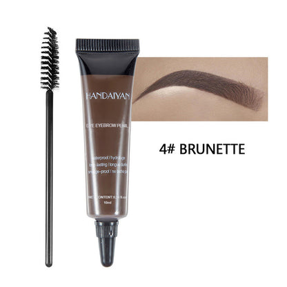 Waterproof Eyebrow Gel Cream with Applicator Brush