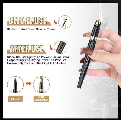 Black Gold 4-Tip Eyebrow Pen
