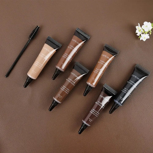 Waterproof Eyebrow Gel Cream with Applicator Brush