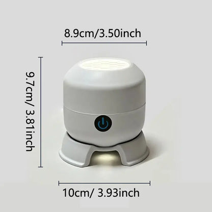 Dynamic Rotating LED Pattern Projection Desk Lamp