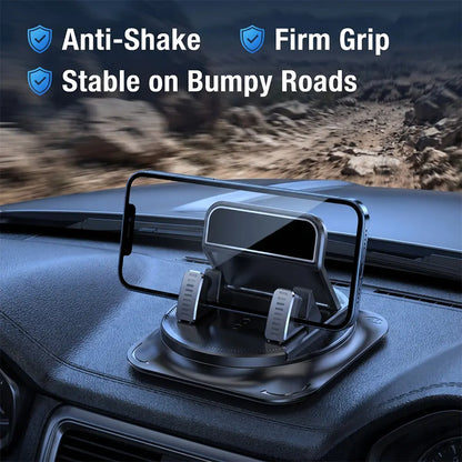 360 Degree Rotatable Suction Cup Car Phone Holder for Dashboard